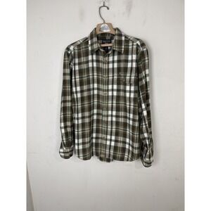 Smith's Workwear 1906 Men's XL Brown Plaid Flannel Button Up Long Sleeve Shirt